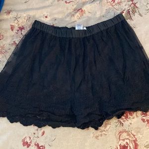 Love True Lace Lined Shorts Large